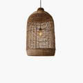 Nomad Woven Rattan Cage Pendant Light