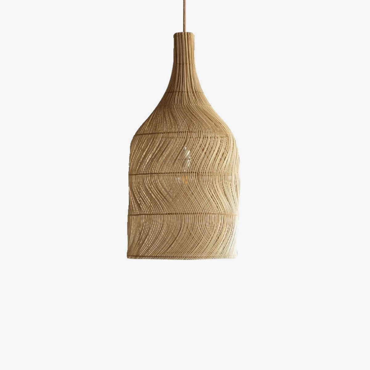 Amira Woven Rattan Pendant Light