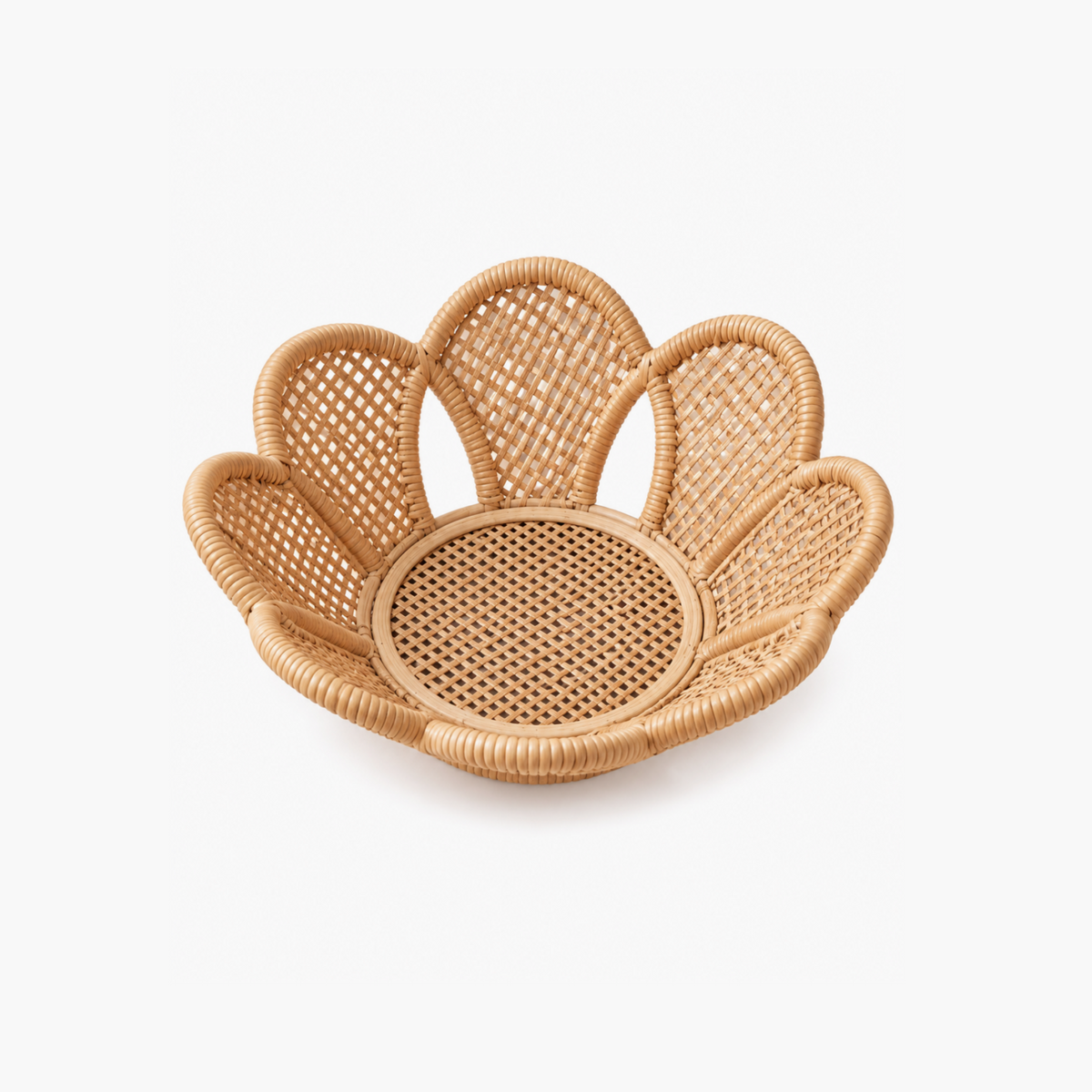 Flora Rattan Decorative Bowl