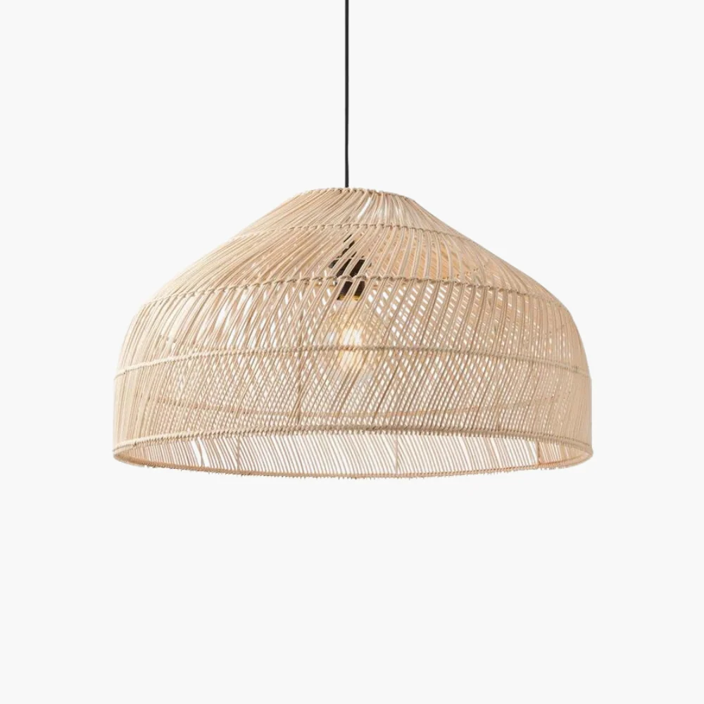 Kitchen Island Rattan Pendant Light