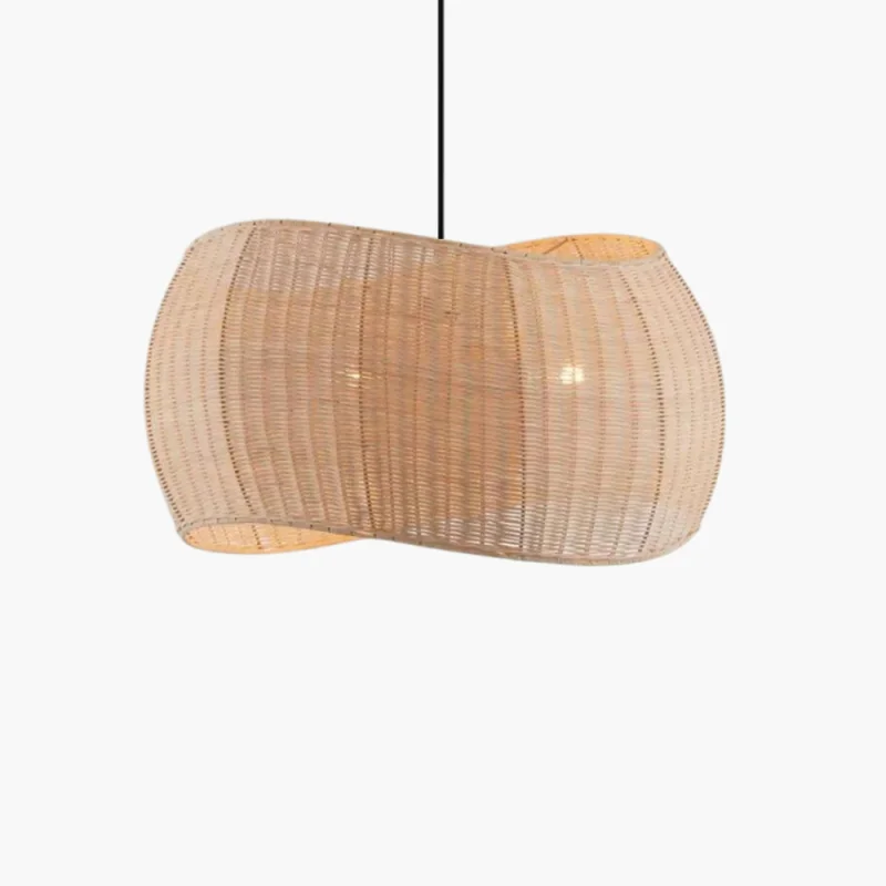 Lévitation Woven Rattan Cloud Pendant Light