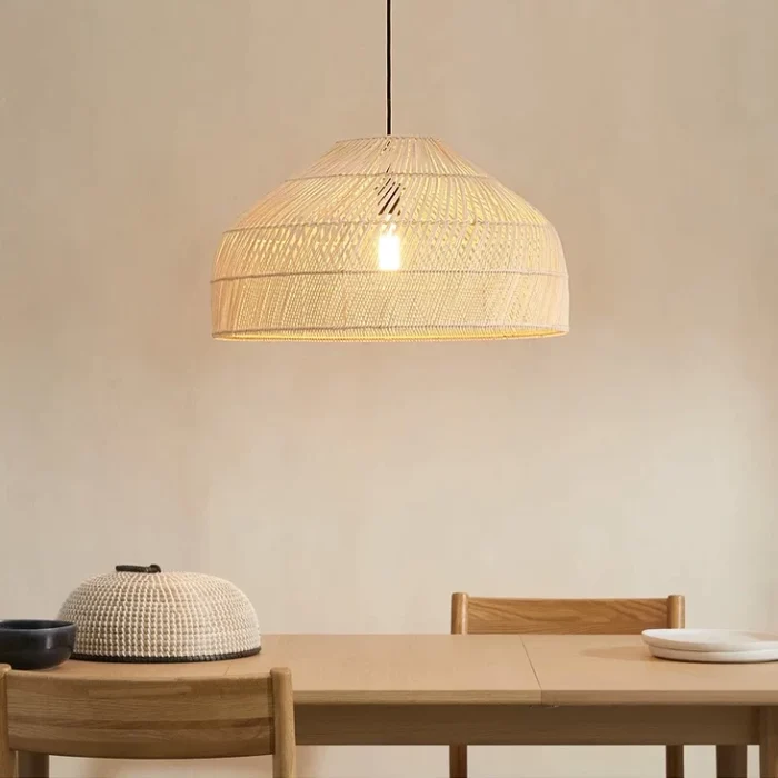Kitchen Island Rattan Pendant Light